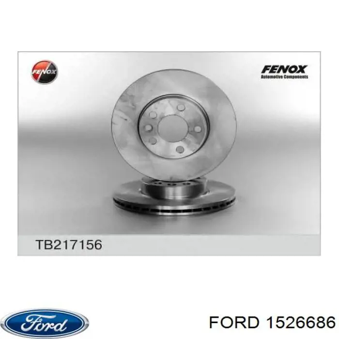 Тормоз дисковый передний Ford 1526686 цена, от 43.24 USD