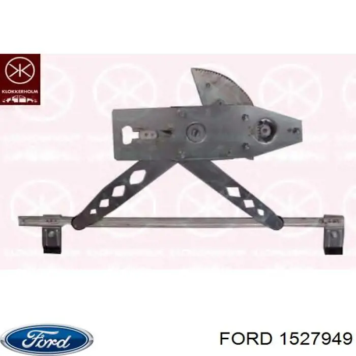 1527949 Ford mecanismo de acionamento de vidro da porta dianteira direita