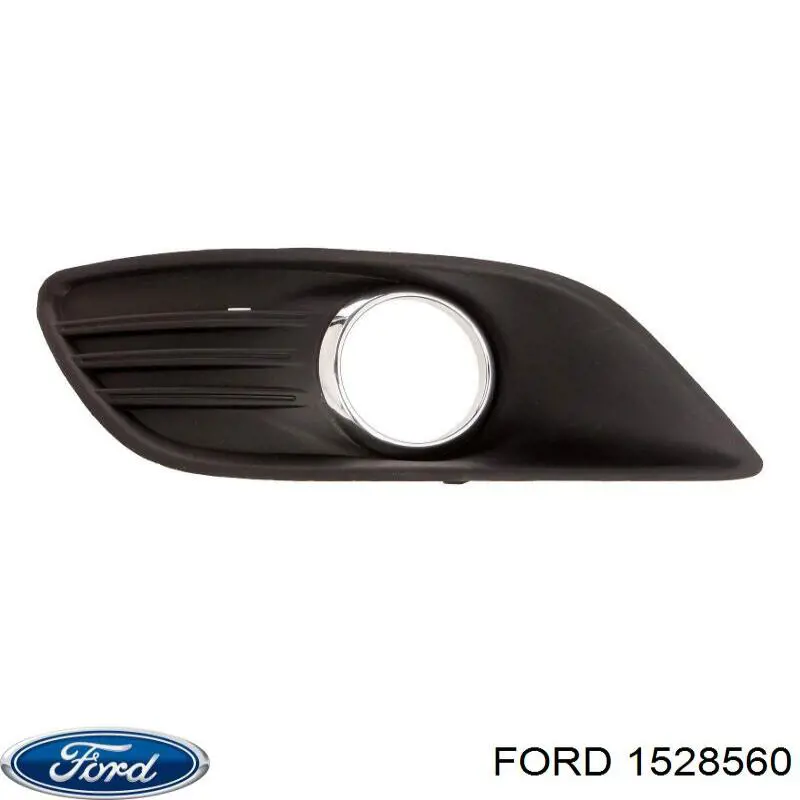 Заглушка противотуманки передней правой Ford 1528560