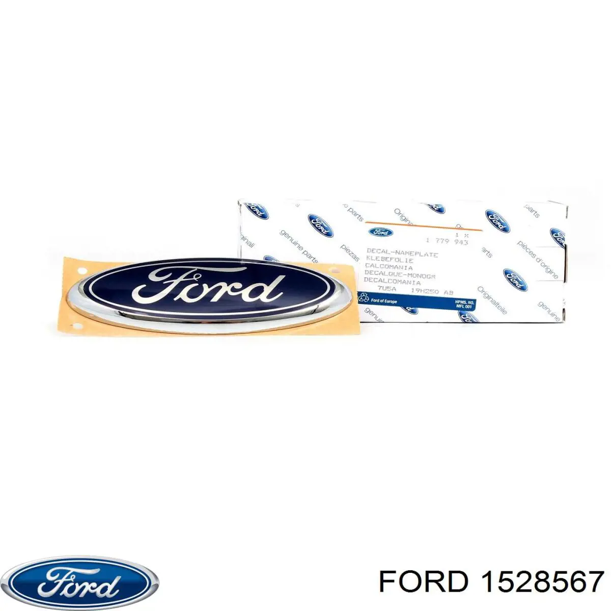 Эмблема крышки багажника (фирменный значок) на Ford Focus II 