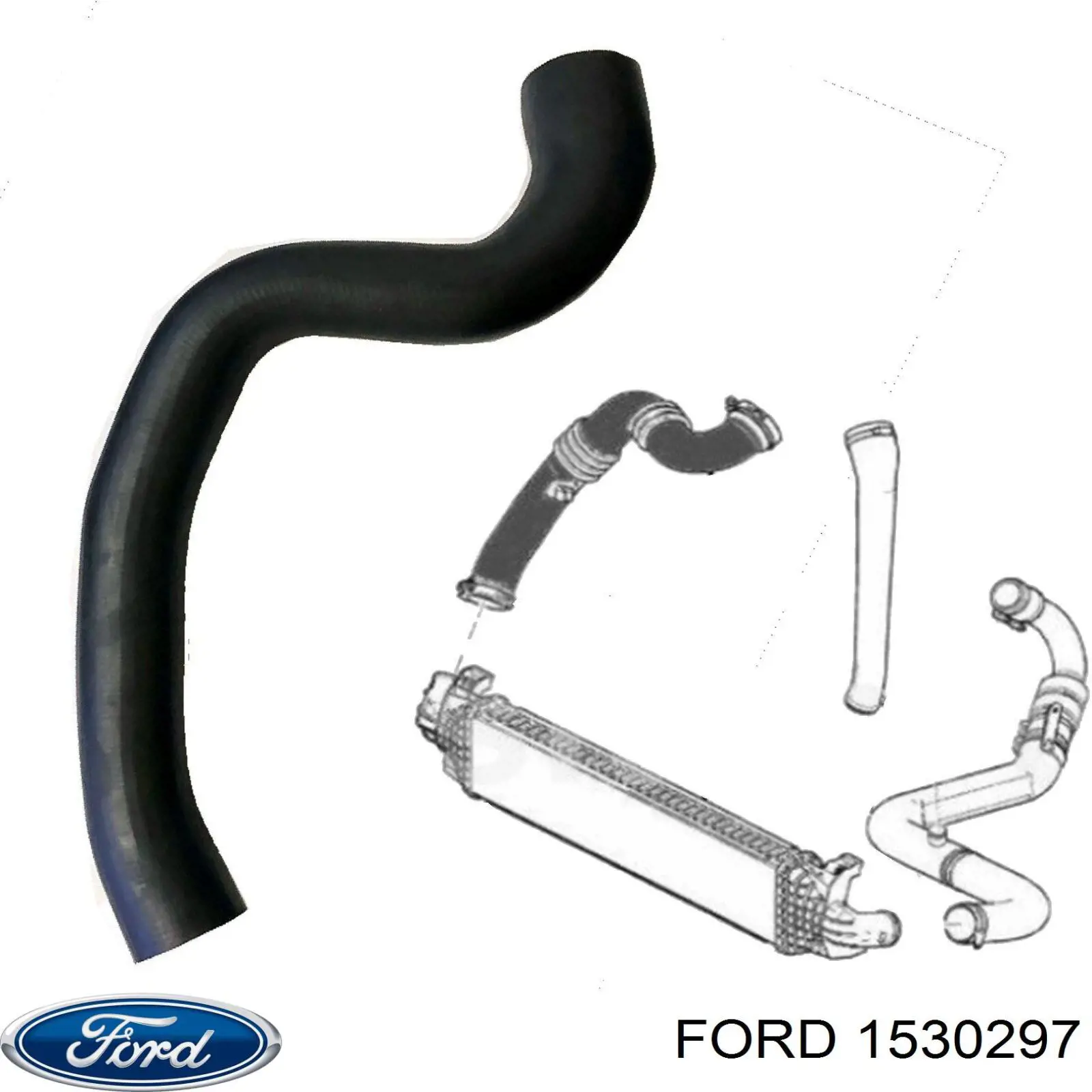 Купить 1530297 Ford Патрубок интеркулера