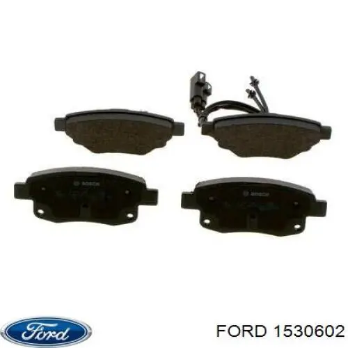 1530602 Ford задние тормозные колодки