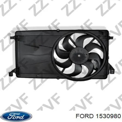 1530980 Ford difusor do radiador de esfriamento, montado com motor e roda de aletas