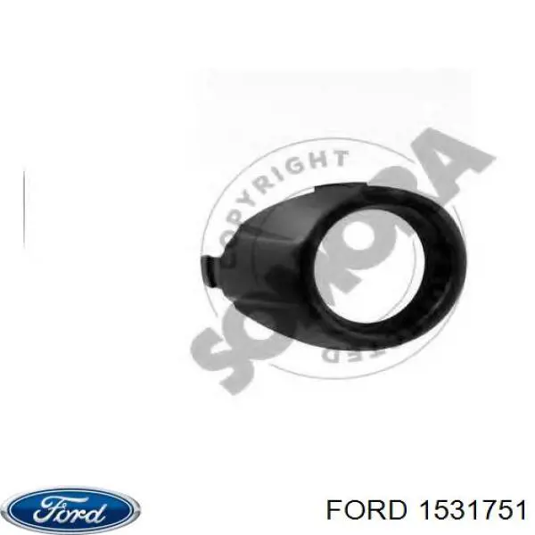 1531751 Ford borda (orla das luzes de nevoeiro esquerda)