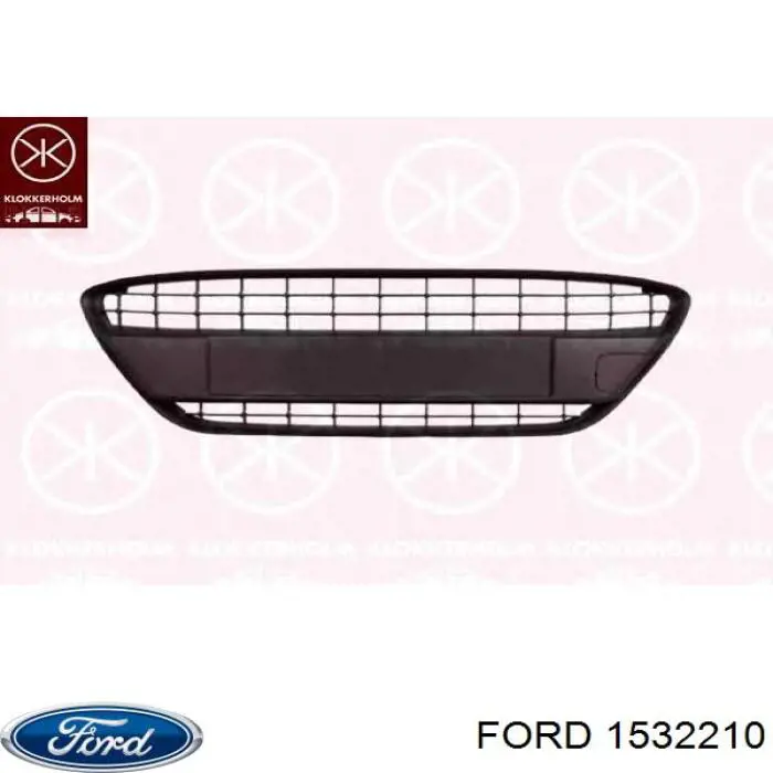1532210 Ford решетка бампера переднего центральная