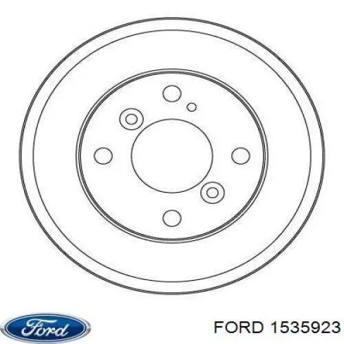 Купить 1535923 Ford Тормозной барабан