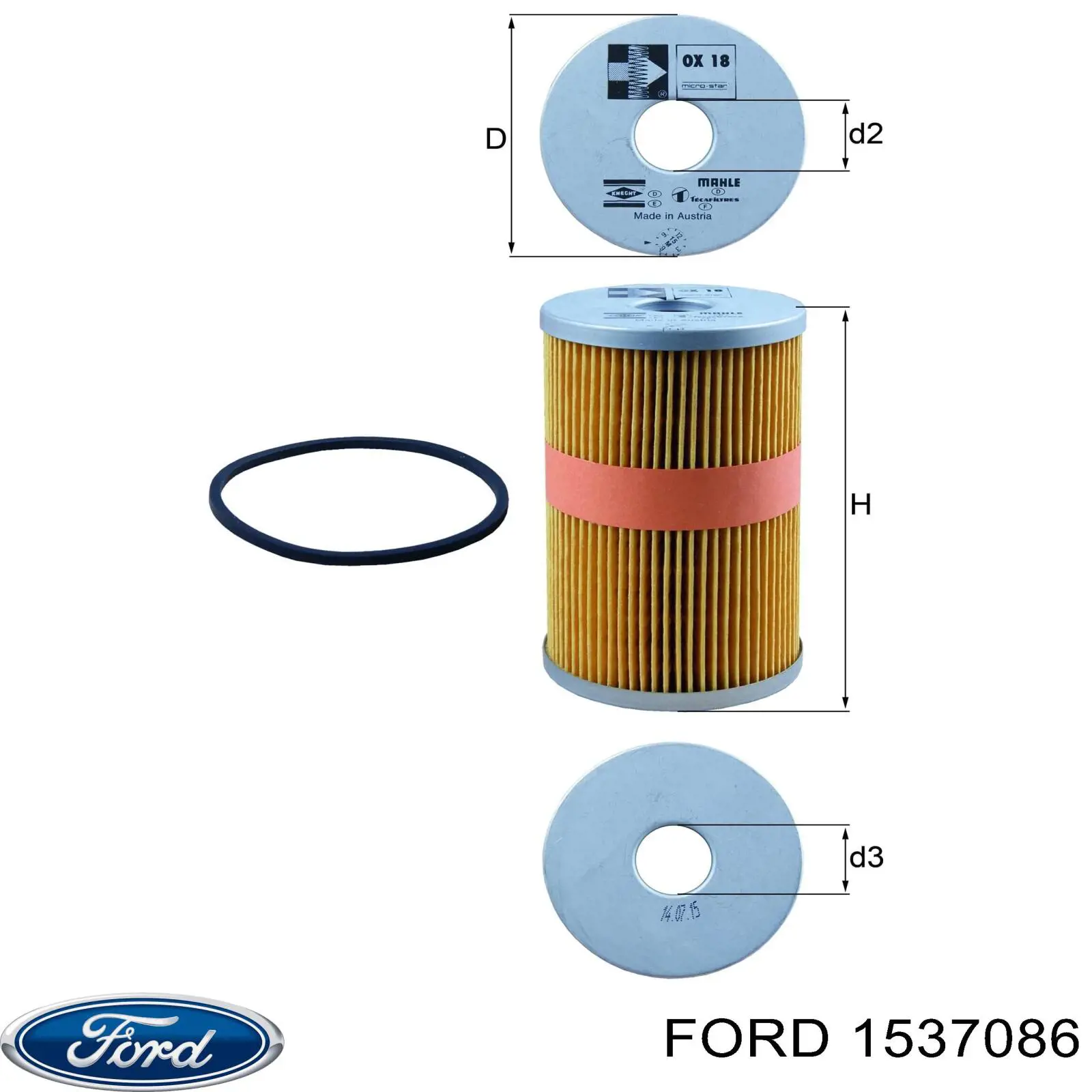 Щетки стеклоочистителя 1537086 Ford