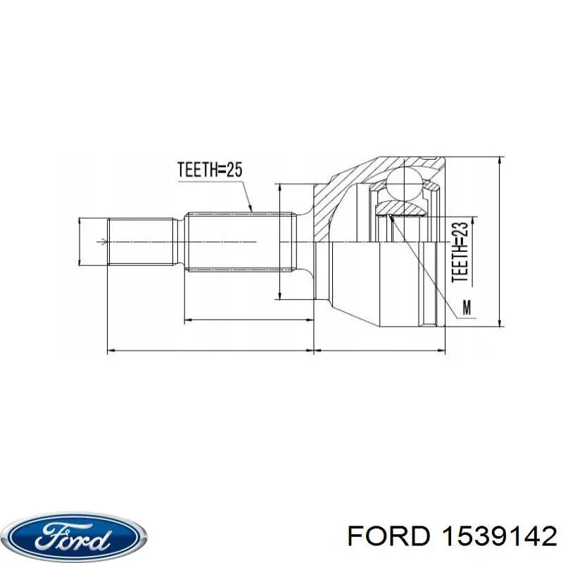 1539142 Ford junta homocinética externa dianteira