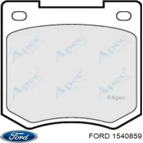 Передние тормозные колодки 1540859 Ford