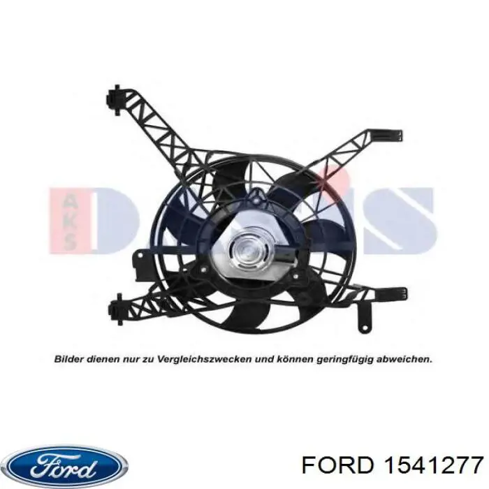 1541277 Ford электровентилятор охлаждения в сборе (мотор+крыльчатка)