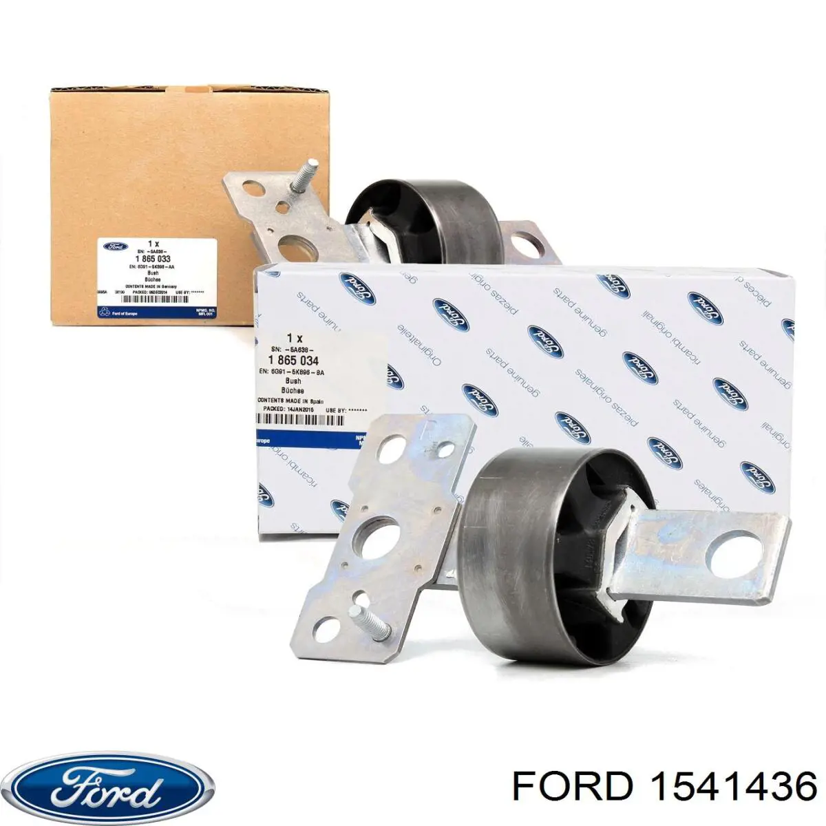Проставка (резиновое кольцо) пружины передней нижняя Ford 1541436 цена, от 11.28 USD