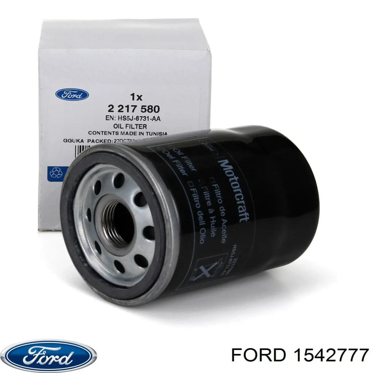Купить 1542777 Ford Автомобильный фильтр воздуха