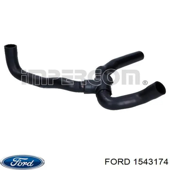 Патрубок вентиляции картера, маслоотделителя Ford 1543174 цена, от 17.88 USD