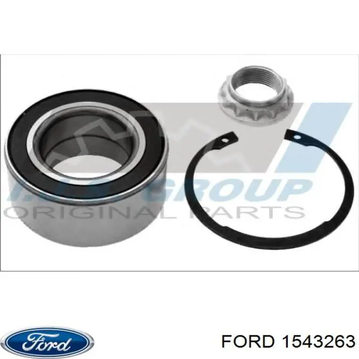 Спойлер переднего бампера 1500652 Ford
