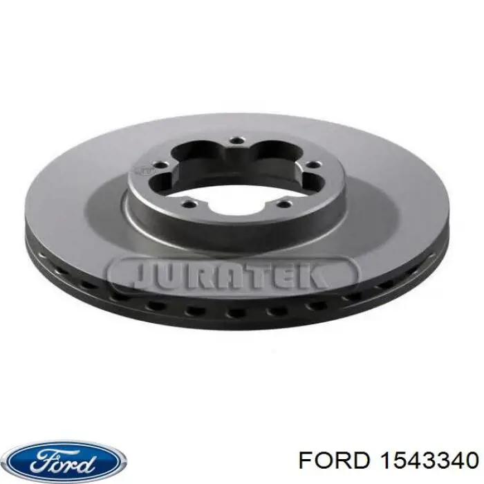 1543340 Ford диск тормозной передний
