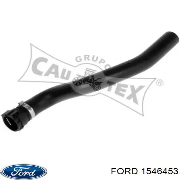 Шланг (патрубок) радиатора охлаждения верхний на Ford Fiesta VAN 