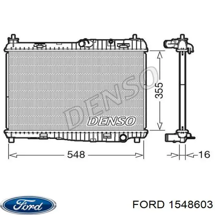 Купить 1548603 Ford Радиатор водяной