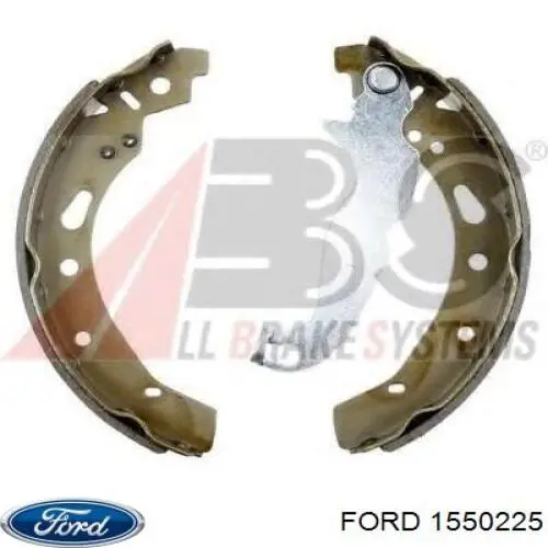 1550225 Ford задние барабанные колодки