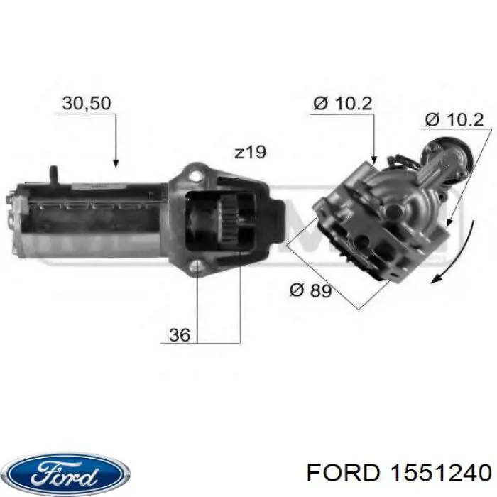 Стартер Ford 1551240 цена, от 69.68 USD