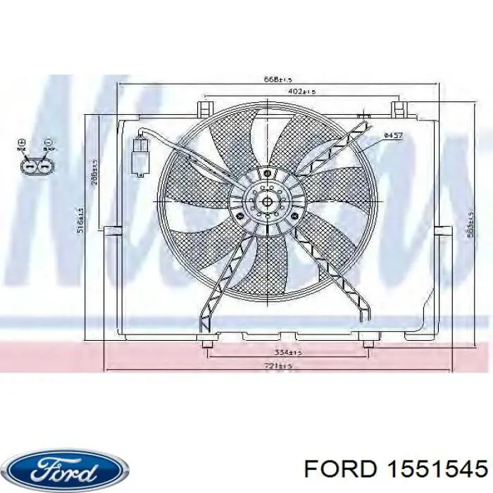 Купить 1551545 Ford Защитный кожух рулевого механизма