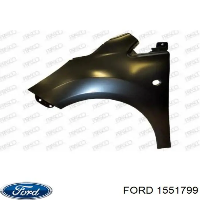 Крыло переднее левое 1673512 Ford