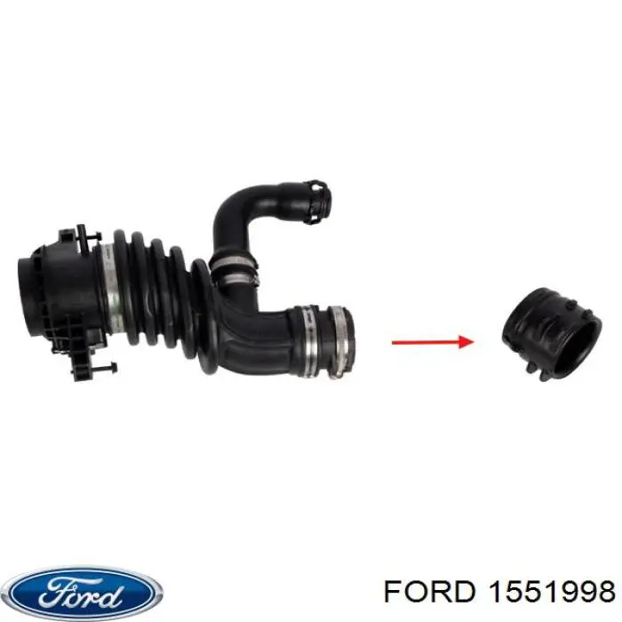 Шланг радиатора печки обратка Ford 1809649 цена, от 8.31 USD
