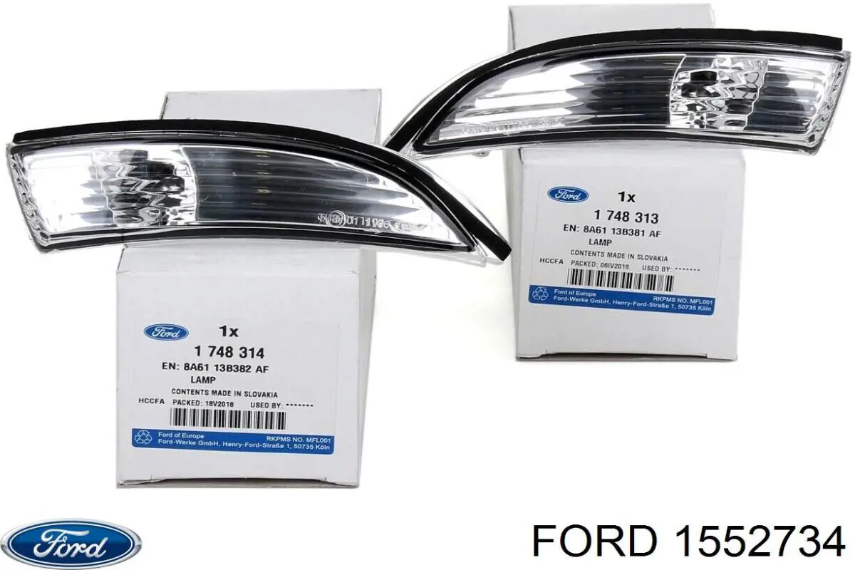 1552734 Ford Противотуманнка задняя, левая