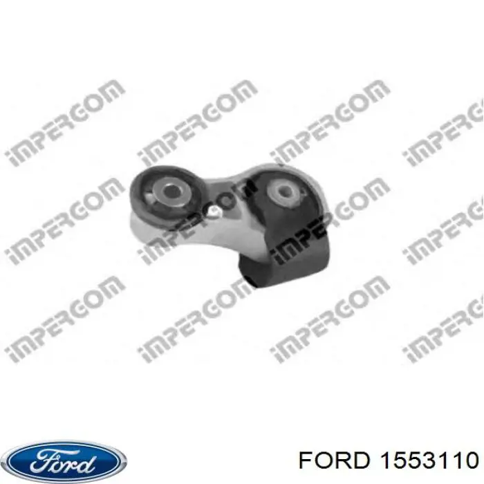 Coxim traseiro de transmissão (suporte da caixa de mudança) para Ford Fiesta (CB1)
