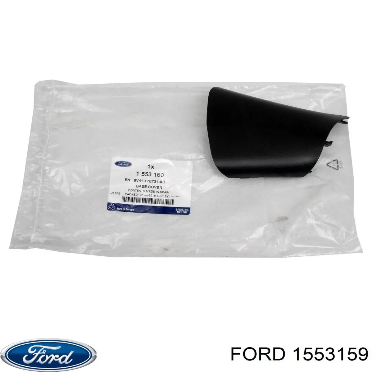 Накладка правого бокового зеркала Ford 1553159 цена, от 38.41 USD