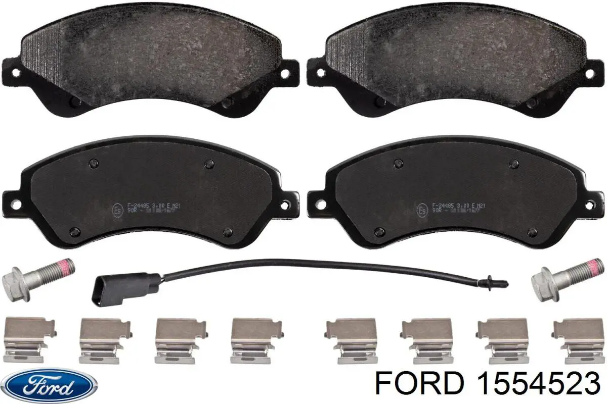 1554523 Ford колодки тормозные передние дисковые