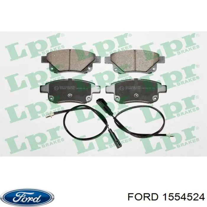 Колодки тормозные задние дисковые FORD 1554524