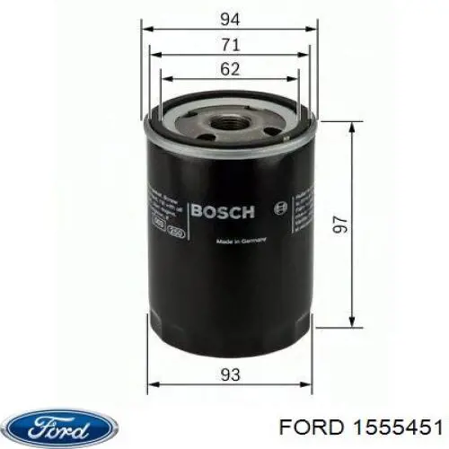 1555451 Ford масляный фильтр