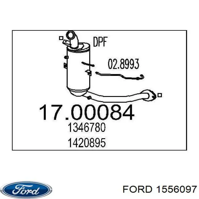 Катализатор 1556097 Ford