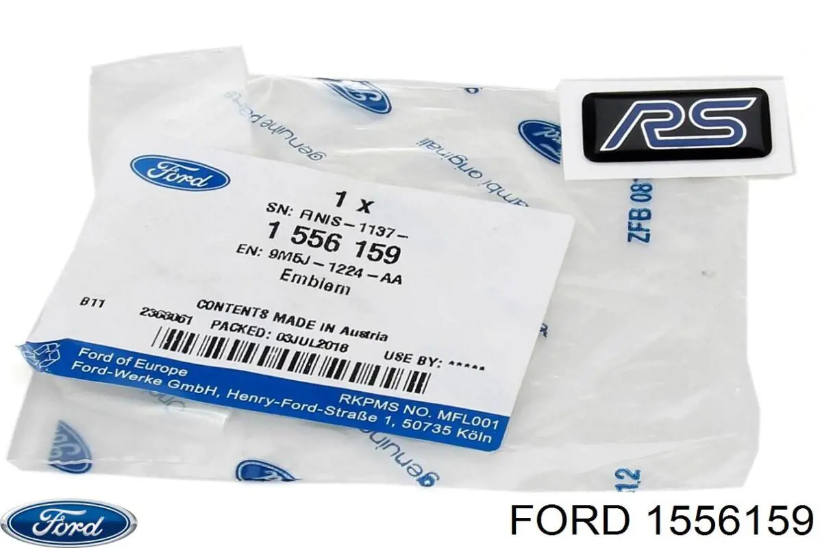 1556159 Ford Колпаки на диски