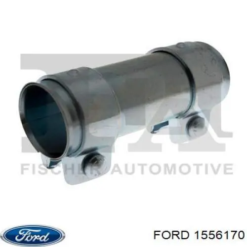 1556170 Ford silenciador, parte central