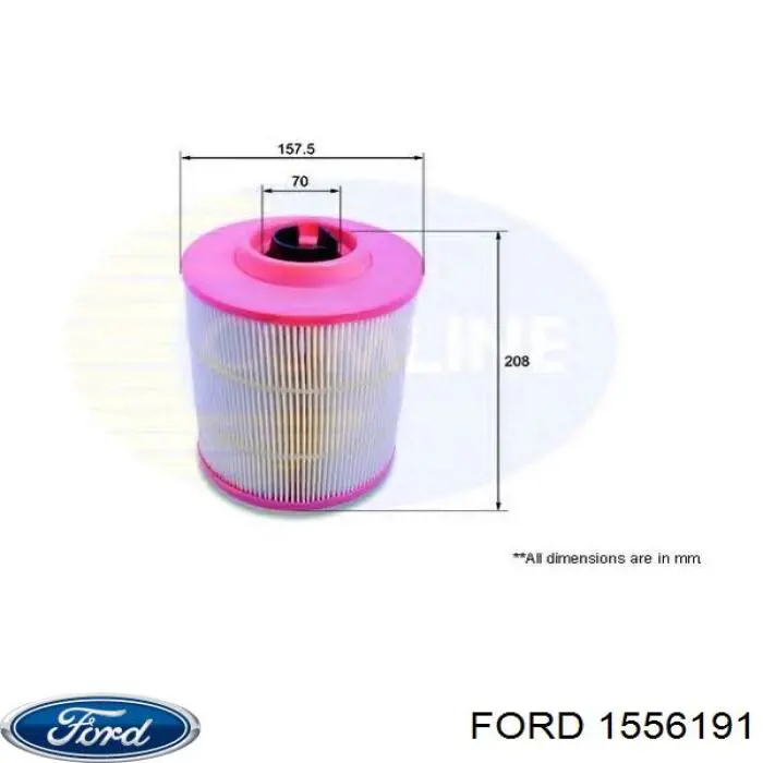 1556191 Ford воздушный фильтр