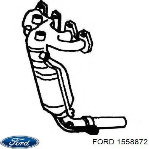 Каталитический нейтрализатор отработавших газов Ford 1558872 цена, от 566.91 USD