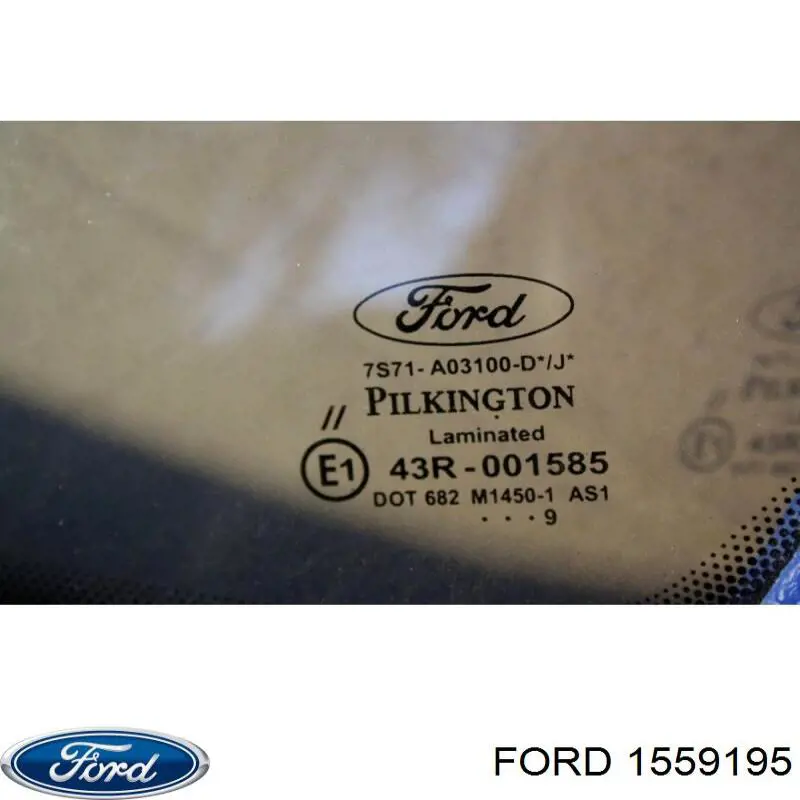 Купить 1559195 Ford Ветровое стекло