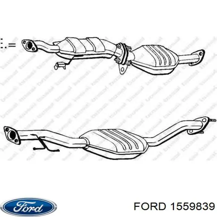 Каталитический нейтрализатор отработавших газов Ford Scorpio I хэтчбек (GAE, GGE) (1985 - 1994) цена, от 1120.45 USD
