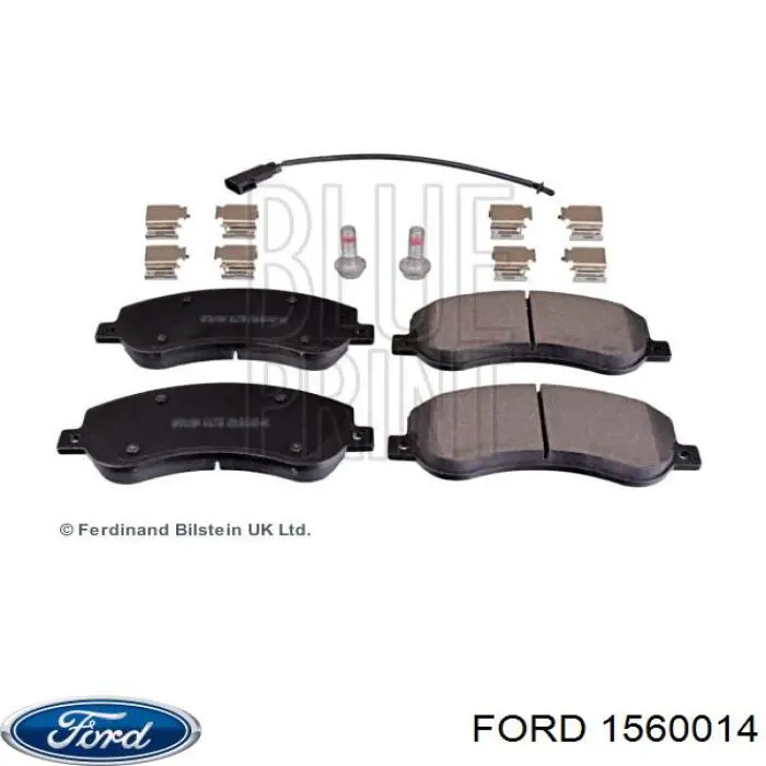 Передние тормозные колодки 1560014 Ford