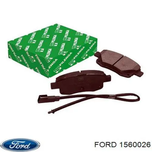 Задние дисковые колодки Ford 1560026