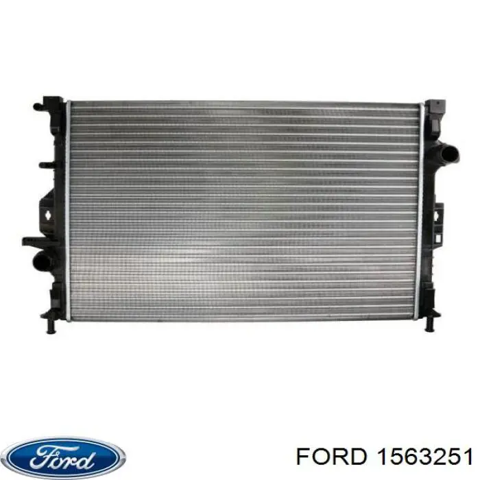 1563251 Ford radiador de esfriamento de motor