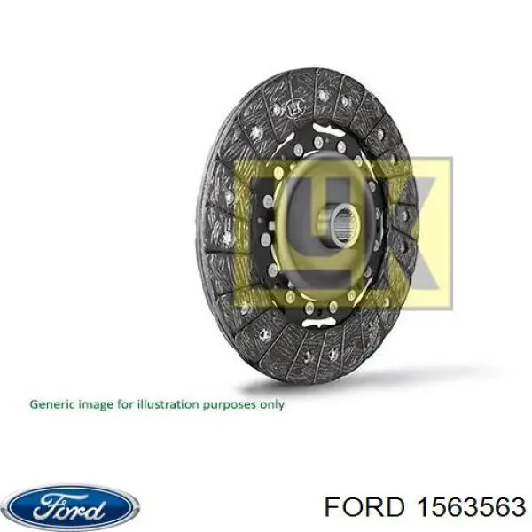 2S612780AY Ford диск сцепления