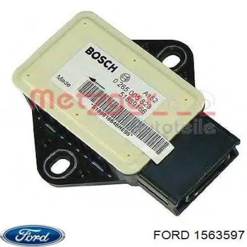 1563597 Ford sensor de aceleração longitudinal