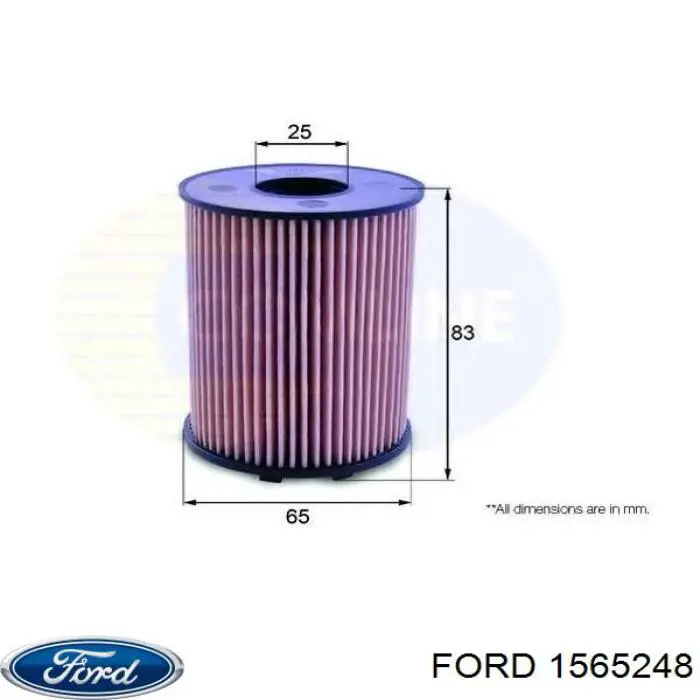 Масляный фильтр 1565248 Ford