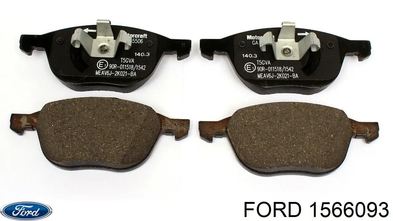 Тормозные колодки Ford 1566093