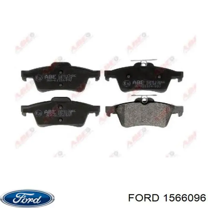 1566096 Ford колодки тормозные задние дисковые