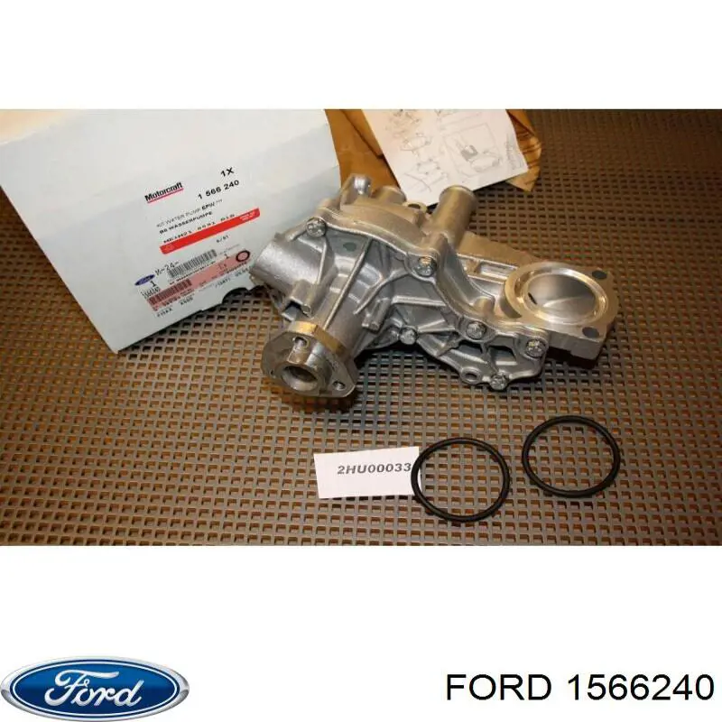 1566240 Ford помпа водяная (насос охлаждения, в сборе с корпусом)