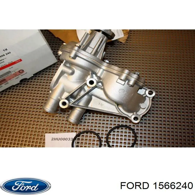 Купить 1566240 Ford Помпа водяная (насос) охлаждения, в сборе с корпусом