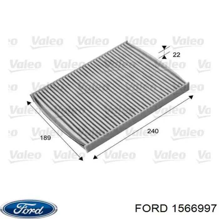 1566997 Ford Filtro de salão